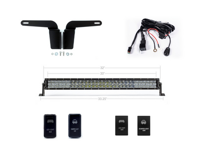 CALI RAISED LED 32" LOWER BUMPER FLUSH LED LIGHT BAR KIT 2003-2009 TOYOTA 4RUNNER