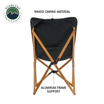 OVS Kick It Camp Chair - Wood Base & Storage Bag