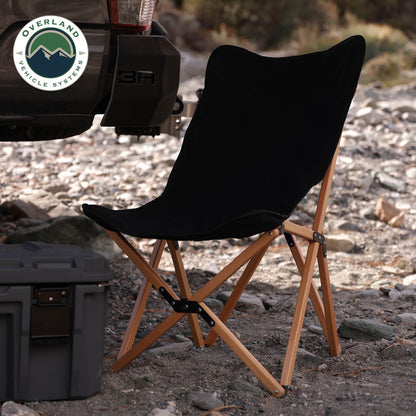 OVS Kick It Camp Chair - Wood Base & Storage Bag