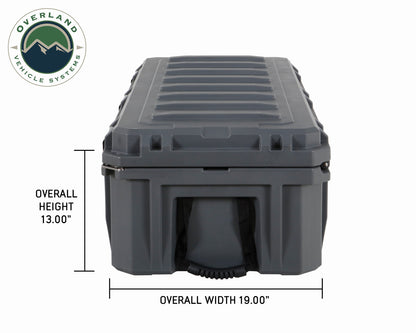 D.B.S. Dark Grey 117 QT Dry Box With Drain And Bottle Opener