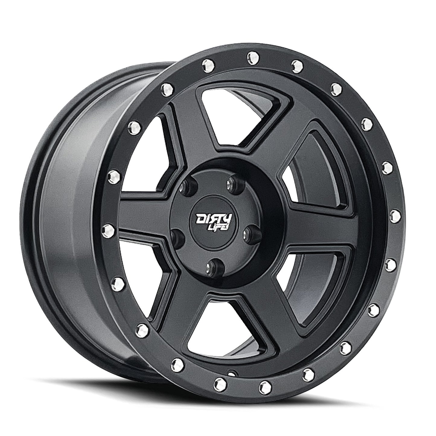 Dirty Life Compound 9315 Matte Black 6x139.7