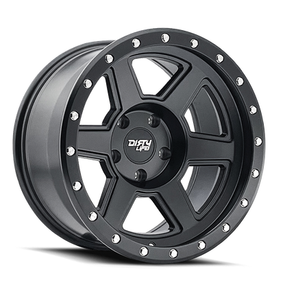 Dirty Life Compound 9315 Matte Black 6x139.7