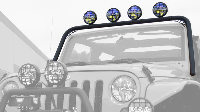 Body Armor 4x4 Windshield Light Bar 2007-2018 Jeep Wrangler JK