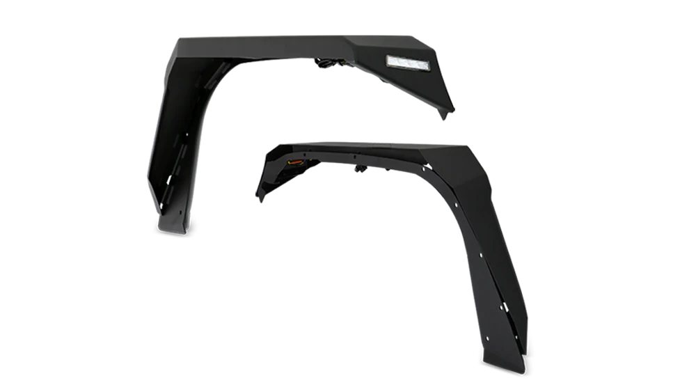 Body Armor 4x4 Front Fender Flares 2018-2023 Jeep Wrangler JL & Gladiator