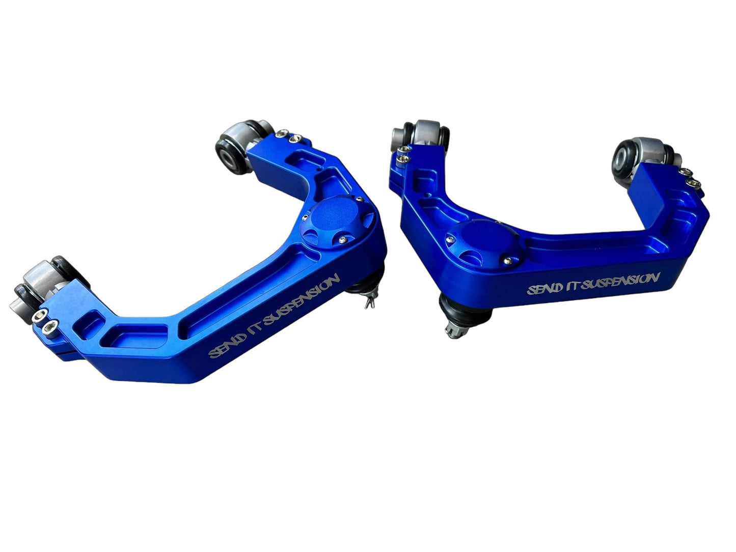 Send It Suspension Billet Upper Control Arms Blue 2005-2023 Tacoma