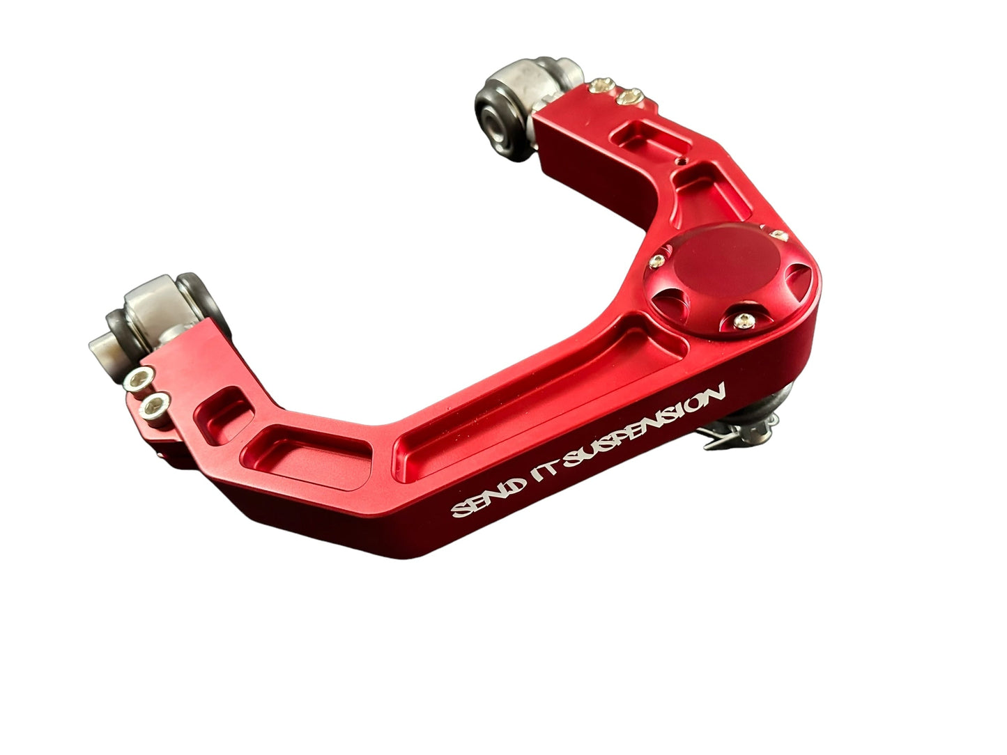 Send It Suspension Billet Upper Control Arms Red 2010-2020 GX460