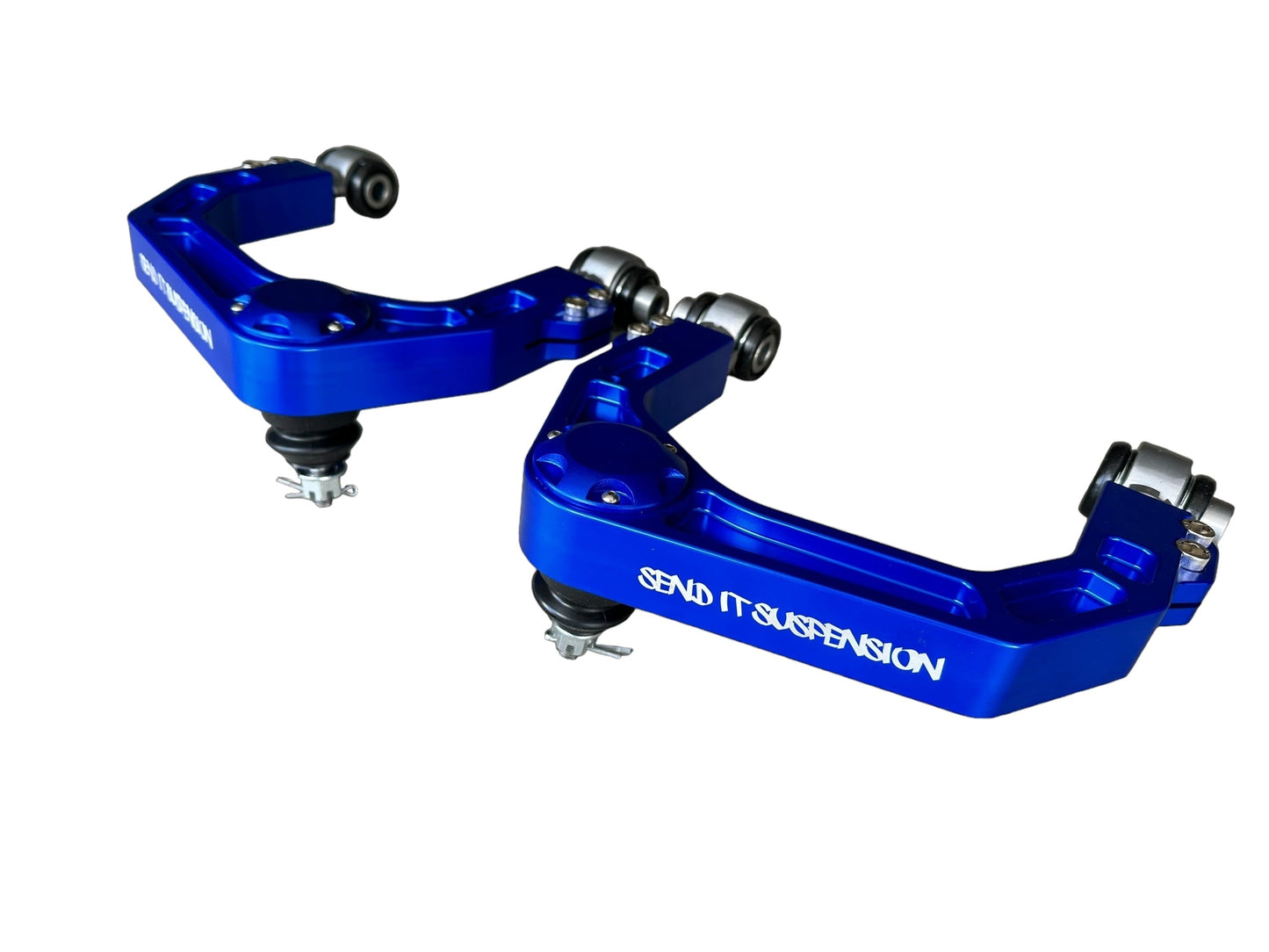 Send It Suspension Billet Upper Control Arms Blue 2005-2023 Tacoma