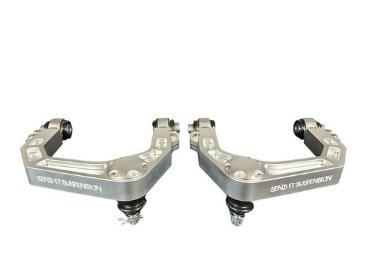 Send It Suspension Billet Upper Control Arms Silver 2003-2022 4Runner