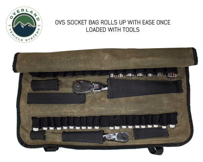 OVS Rolled Socket Organizer Storage Bag - #16 Waxed Canvas