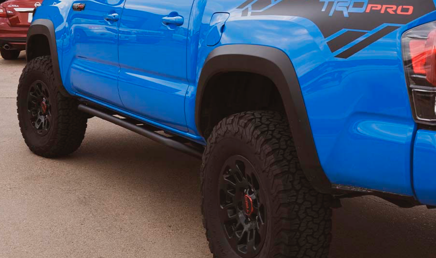 Cali Raised LED Trail Edition Bolt On Rock Sliders 2005-2023 Toyota Tacoma