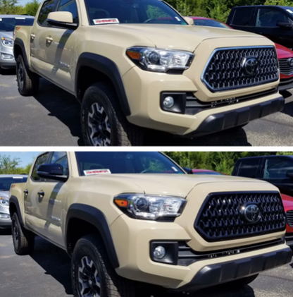 Gloss Black Grille Overlay Toyota Tacoma 2018-2019