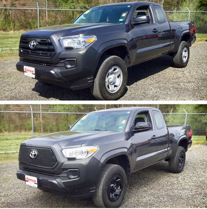 Gloss Black Grille Overlay Toyota Tacoma 2016-2019