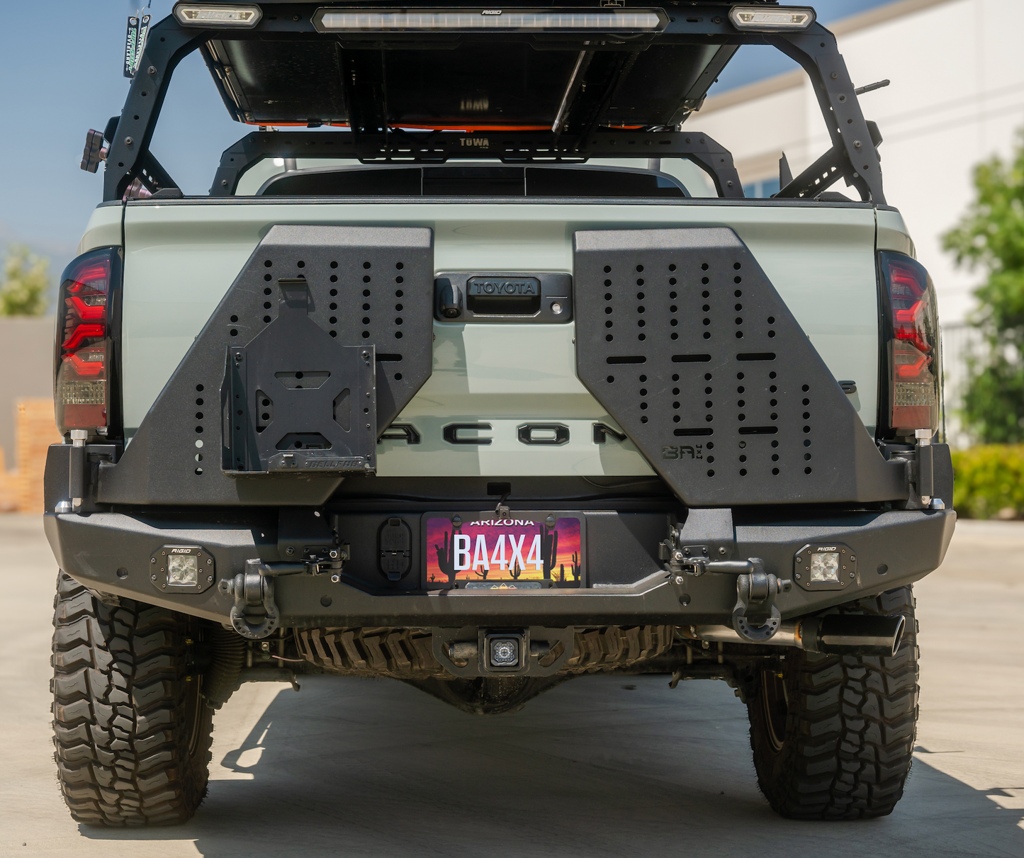 Body Armor 4x4 Pro Series II Rear Bumper 2016-2023 Toyota Tacoma