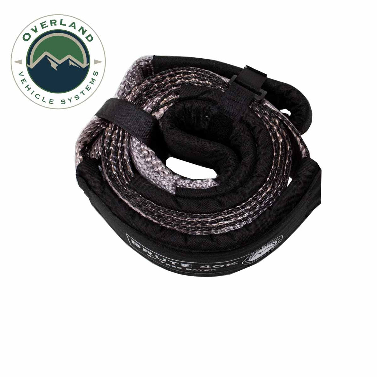 OVS Tree Saver Tow Strap 40,000 Lb. 4" X 8' Gray With Black Ends & Storage Bag