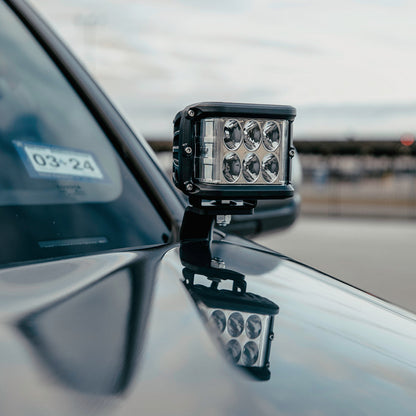 Cali Raised LED Low Profile Ditch Light Brackets Kit Fits 2022+ Toyota Tundra