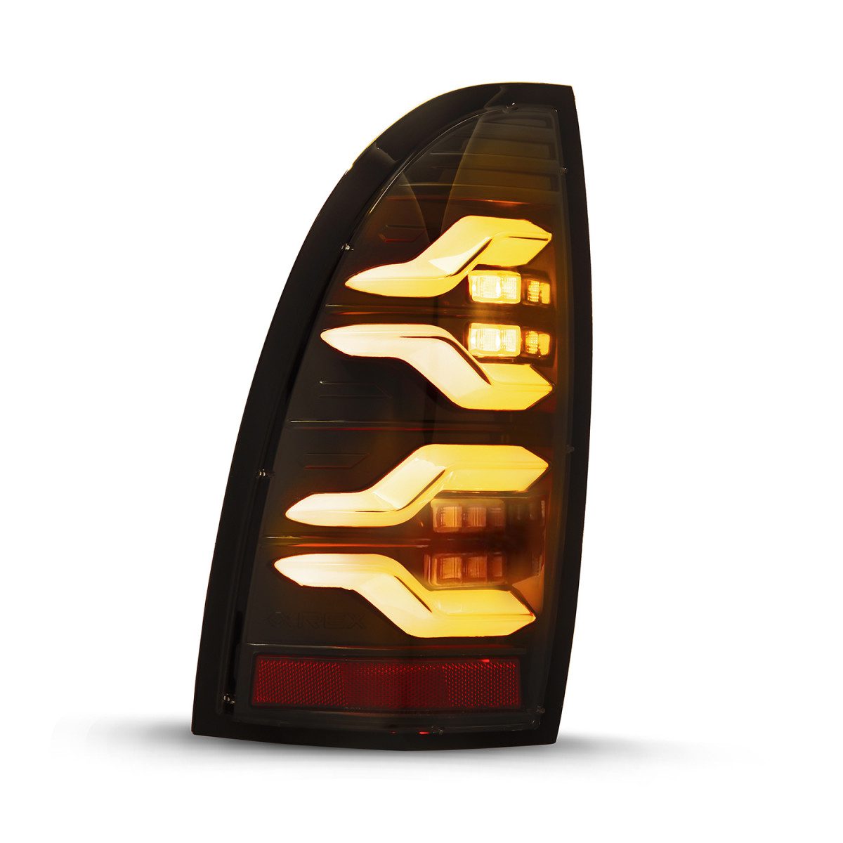 Alpharex LUXX-Series LED Tail Lights Black 05-15 Toyota Tacoma