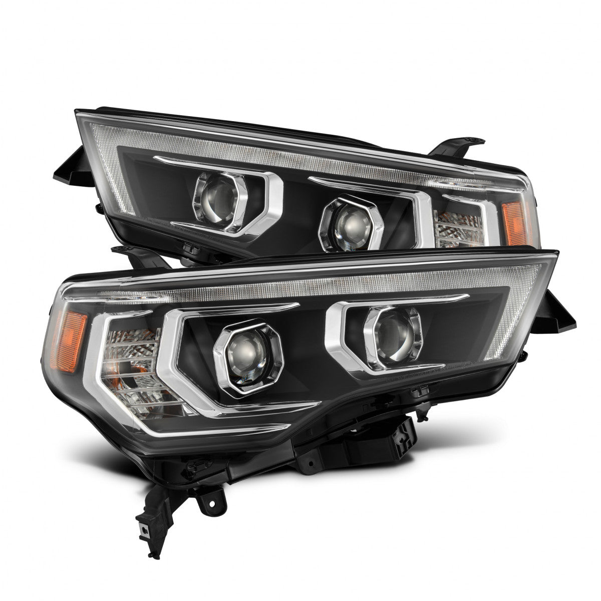 Alpharex LUXX-Series G2 LED Projector Headlights Black 2014-2022 Toyota 4Runner