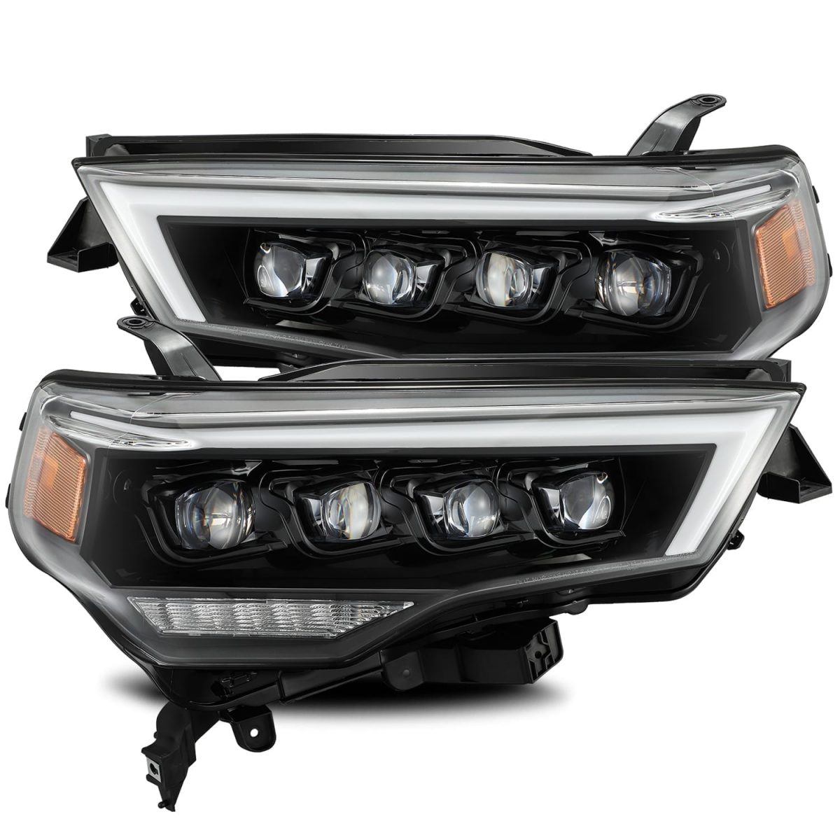 Alpharex NOVA-Series LED Projector Headlights Jet Black 2014-2022 Toyota 4Runner