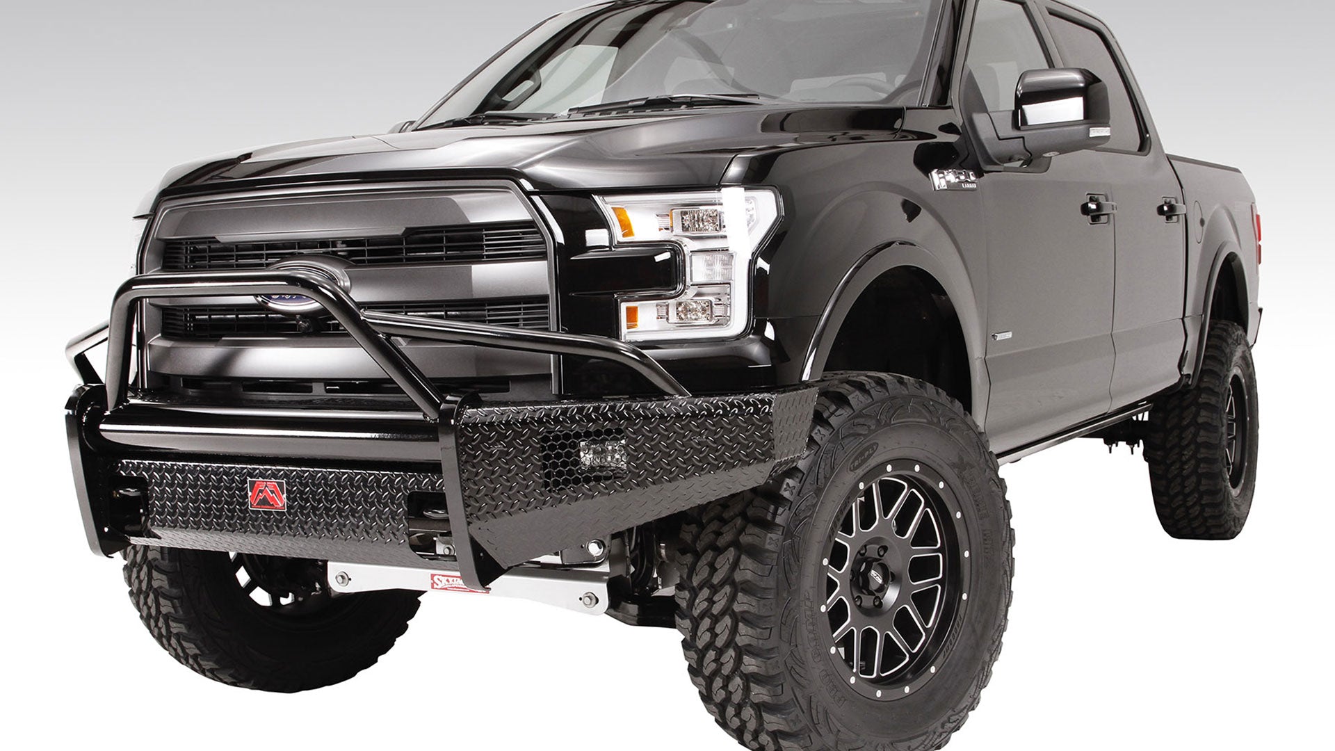 Fab Fours Black Steel Front Bumper Ford F150 2018-2020 - Mid-Atlantic Off-Roading