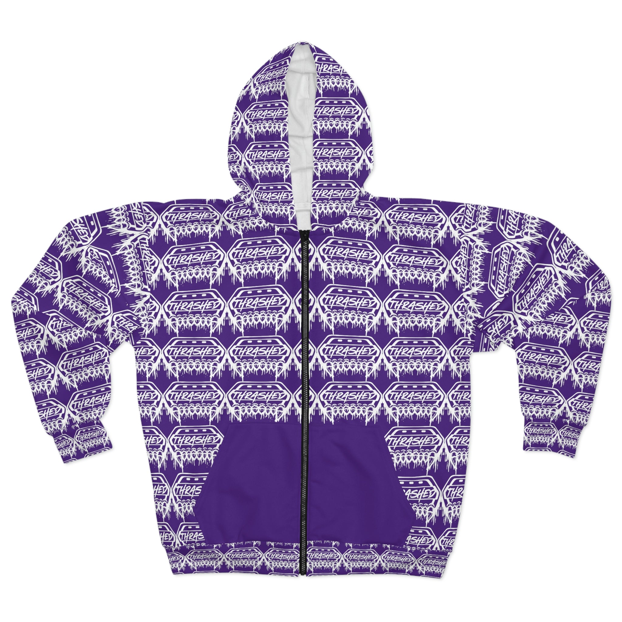 Limited Edition Thrashed Off Road Unleash The Beast Purple Hoodie