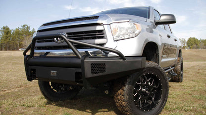 Fab Fours Black Steel Elite Front Bumper 2014-2021 Toyota Tundra - Mid-Atlantic Off-Roading