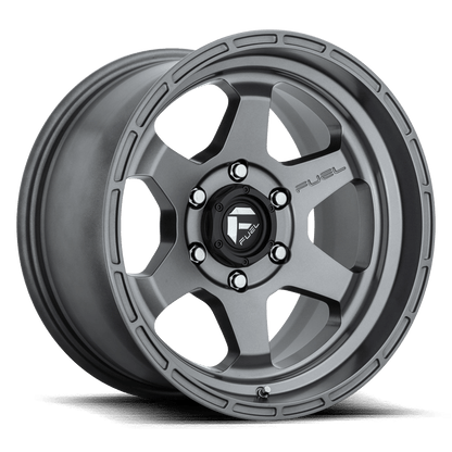 Fuel Shok D665 Matte Anthracite 6x139.7 (Tacoma/4Runner/GX460) - Mid-Atlantic Off-Roading