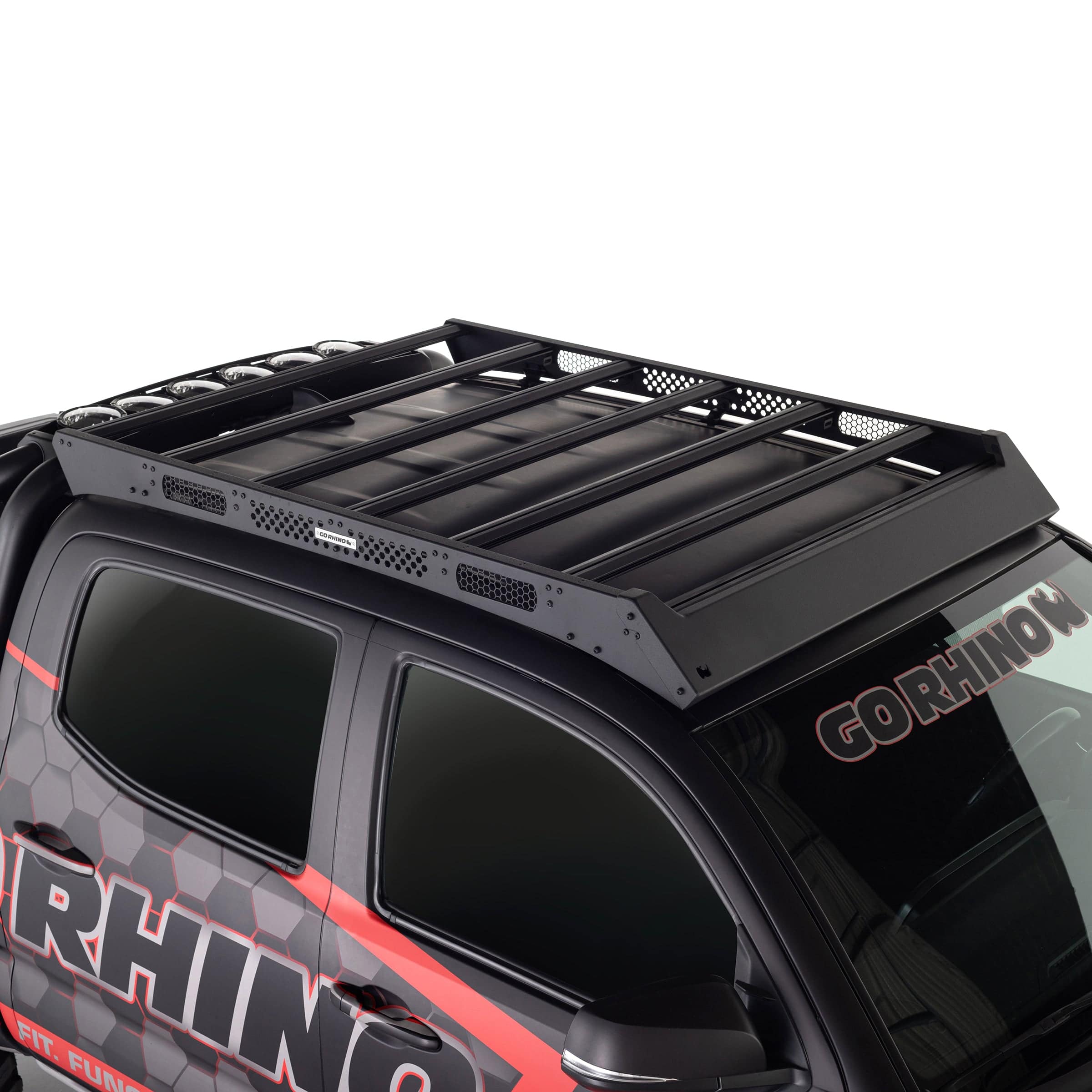 Go Rhino Ceros Low Profile Roof Rack 2016 Tacoma Thrashed Off Road