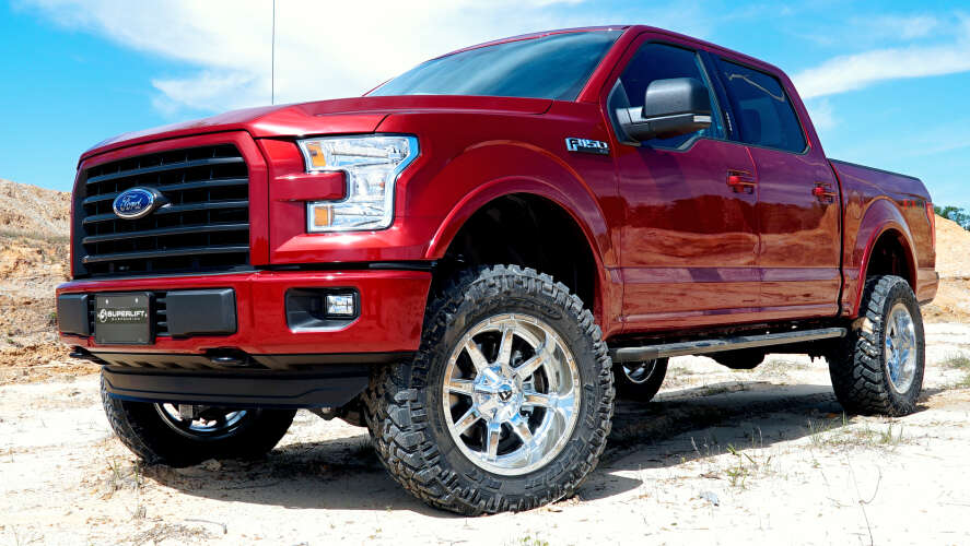 Superlift 4.5 Inch Lift Kit With Superlift Rear Shocks Ford F150 2015-2020 - Mid-Atlantic Off-Roading