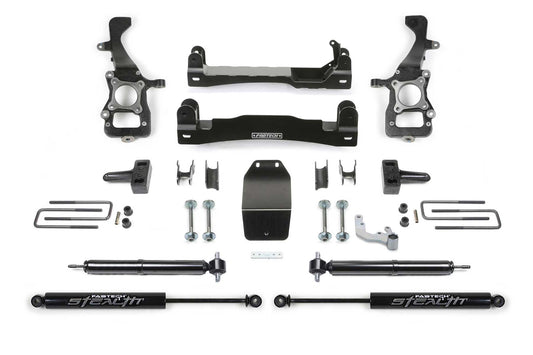 Fabtech 4 Inch Lift Kit - Rear Stealth Shocks Ford F150 2021 - Mid-Atlantic Off-Roading